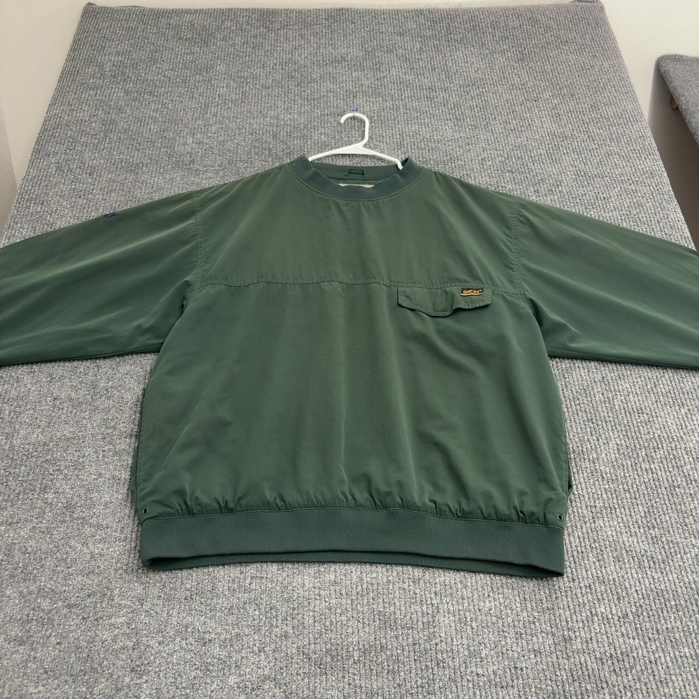 Vintage Tourney Windbreaker Pullover Mens XXL Green Gore-Tex Waterproof Golf